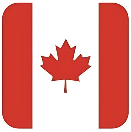 Bierviltjes Canadese vlag vierkant 15 st