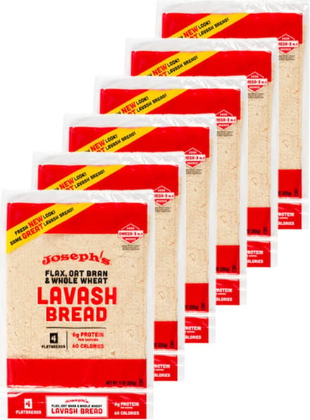 Joseph's | Lavash Brood | 6 stuks | 6 x 64g