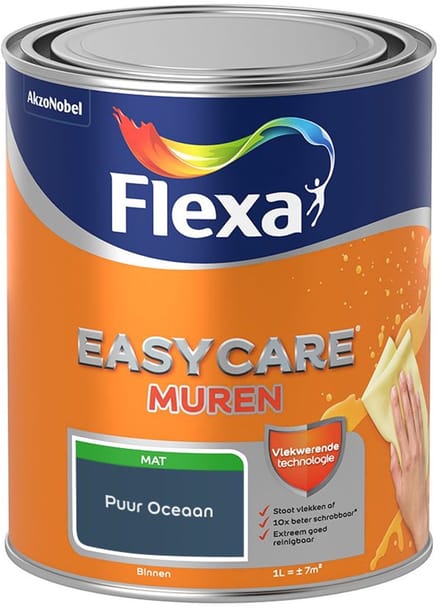 Flexa - Easycare Muren - Puur Oceaan - Mengverf - 1 L