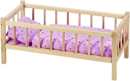 Poppenbed van Natuurlijke Materialen voor Een Diepe Slaap