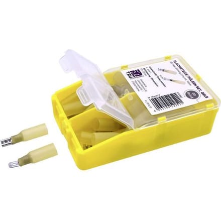 TRU COMPONENTS TC-6646708 Assortiment kabelschoenen 4 mm² - 6 mm² Geel 60 stuk(s)
