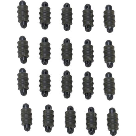 20 stuks Karpengewicht Methode Connectoren Schroefdraad Buitenste Stopkralen Voederaccessoires black
