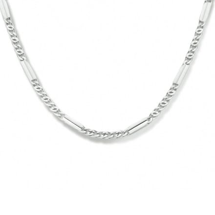 Collier valkenoog met tussenstuk 2,4 mm 40 + 4 cm