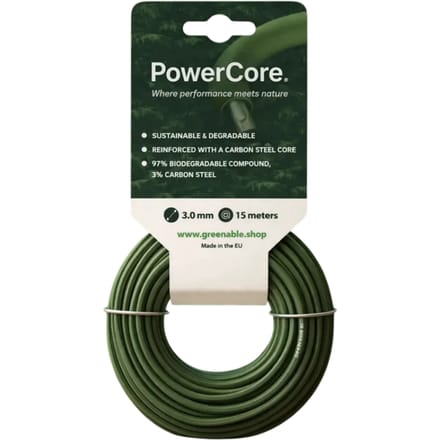 PowerCore Rond Trimmerdraad 3,0 Mm Met Carbonstalen Kern 65 Meter