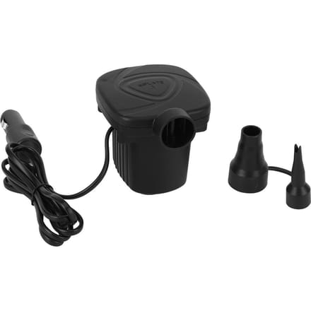 Pompe à air électrique CC 12V pour voiture Bateau gonflable extérieur Lit flottant Piscine Outil de gonflage portable black