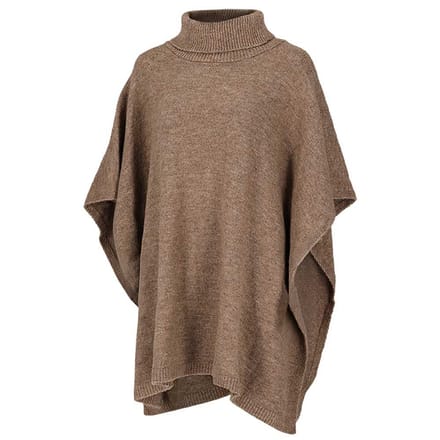 Morethansocks - Gebreide poncho dames - Fashion - One size - Poncho dames omslagdoek - Omslagdoek dames poncho