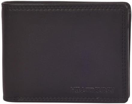 HillBurry V88806 Leren Heren Portemonnee Zwart