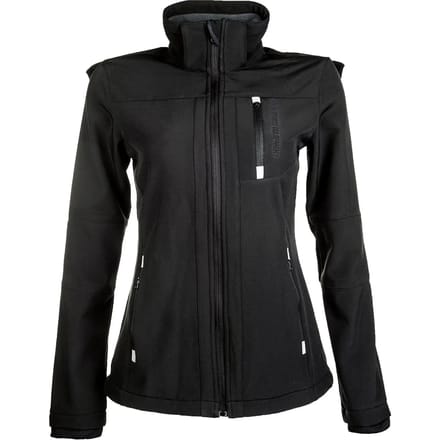 Jas met afneembare capuchon meisje HKM Softshell