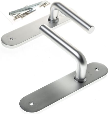 Deurkrukgarn.alum.L-model F1 afgerond blind