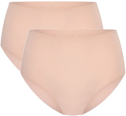 Beeren dames maxi slips Invisible - 2-pack Nel - maat S/M - caffè latte