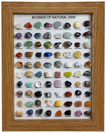 Dailygoods- Edelstenenset 80 Stuks - Natuurlijke Kristallen
