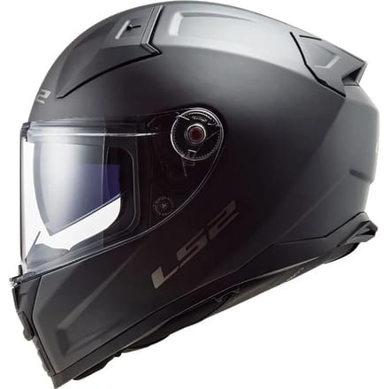 LS2 Ff811 Vector II Solid Mat Zwart Integraalhelm - Helm