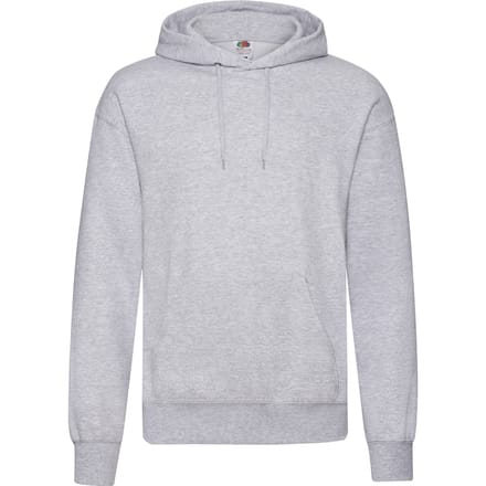 Fruit Of The Loom Heren Sweatshirt Met Capuchon / Hoodie (Heather Grijs)