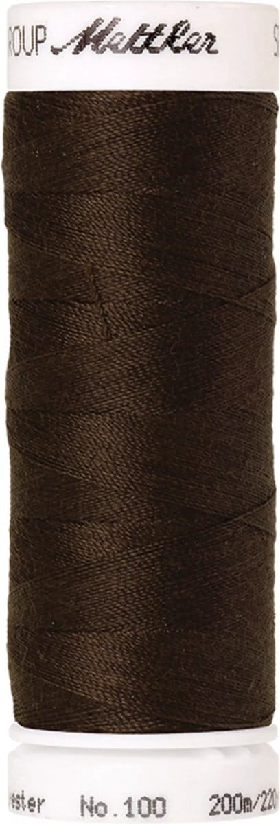 Amann Mettler Seralon Naaigaren – Dark Amber (1048) – 200 m – No. 100 – 100% Polyester – Per Stuk