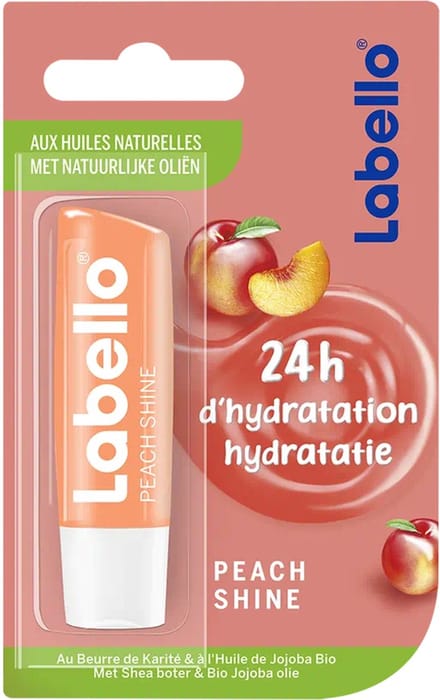 Labello Lippenbalsem Peach Shine - 5,5ml