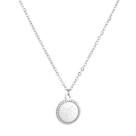 Horoscoop-Ketting-Waterman-Zilver