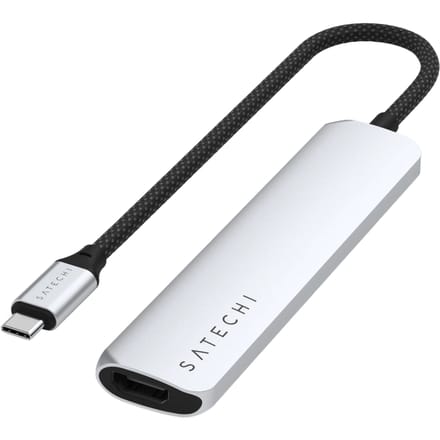 Satechi Type C Slim Multi-Port Adapter V2 Space Grey
