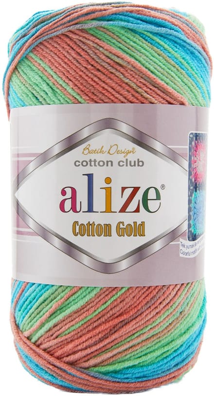 Alize Cotton Gold Batik 8097 Pakket 5 x 100 Gram