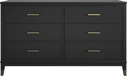 Westerleigh-Commode - 6-laden - Zwart