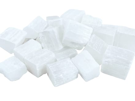 Seleniet Stukken (1,5 - 5cm) Wit - Gezaagd - Voordeelzak van 1kg
