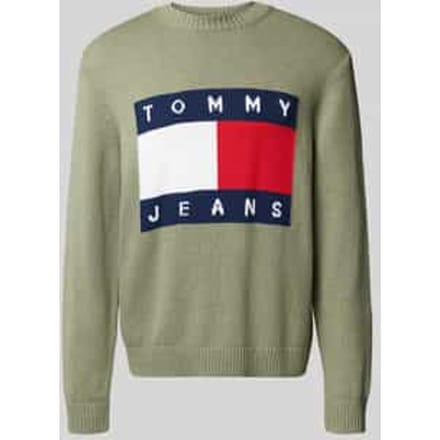 Regular fit gebreide pullover van zuiver katoen
