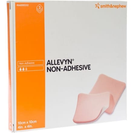 Allevyn Non Adh Verb Hydrocel. 10x10cm 3 66000352