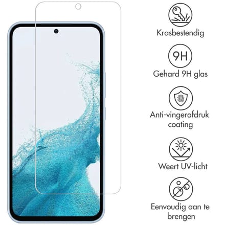 Selencia Screen Protector - Geschikt voor Samsung Galaxy A54 (5G) / S23 FE - Gehard Glas Screenprotector