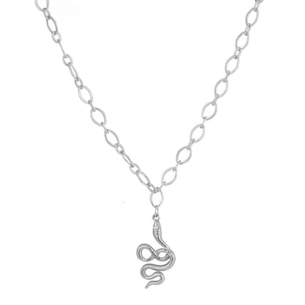 Go Dutch Label Collier slang Silver N2284-1