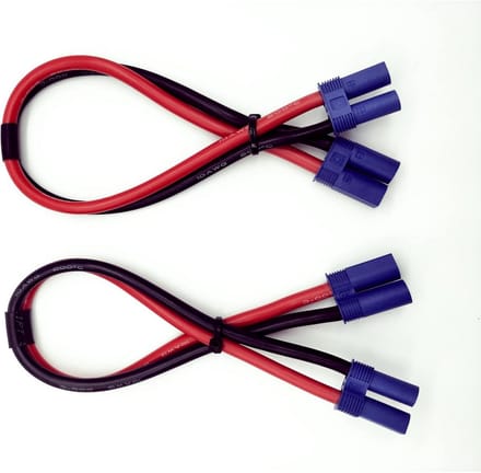 EC5 Male Plug naar EC5 Bus Adapter | 2 stuks | 30cm 10AWG RC Kabel