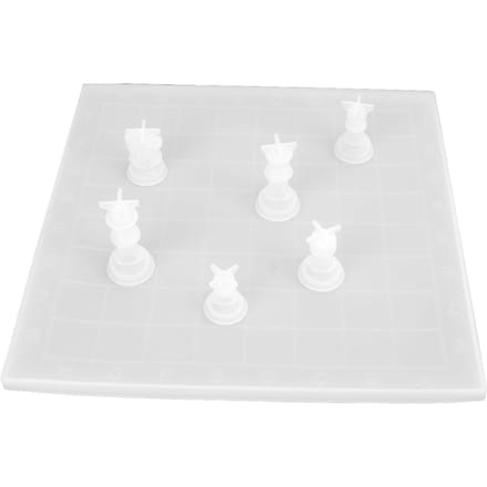 7 Stuks Schaakvormen Flexibel Herbruikbaar Gemakkelijk Ontvormen DIY Epoxy Hars Siliconen Vorm voor het Maken van Schaakset white