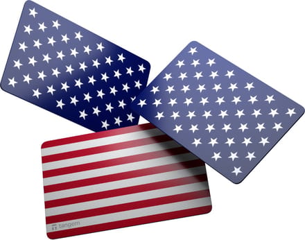 Tangem Wallet - 3 kaarten - USA - Hardware Wallet - NFC