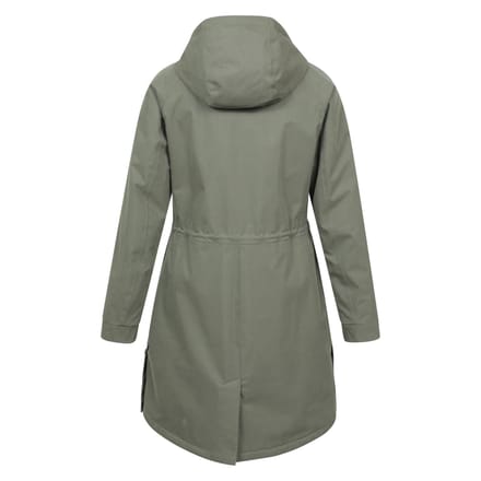 Mountain Warehouse dames/dames Polperro lichtgewicht gewatteerde waterdichte jas (Kaki Groen)