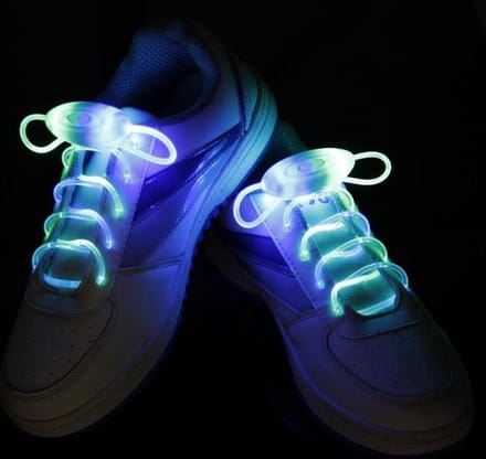 Led Veters Blauw/Groen