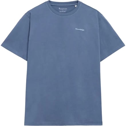 T-shirt met print op de rug biologisch katoen KnowledgeCotton Apparel