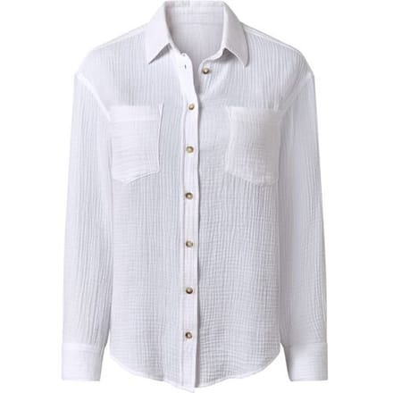 esmara Mousseline dames blouse (Wit, 34)