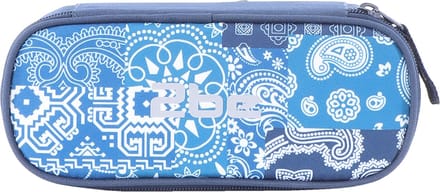 2be Etui / Pennenzak met ritssluiting - Koningsblauw - Koningsblauw