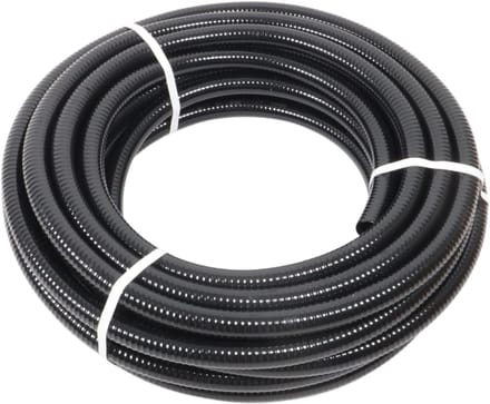 Vijverslang PVC - Drukslang Tuin - Water Transport - Gladde Binnenkant - 25 Meter - Zwart