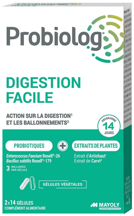 Mayoly Spindler Probiolog Digestion Facile 28 Capsules