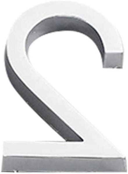 Huisnummerbord - Deurnummer - Huis Aanduiding - Zelfklevend - 6 cm Hoogte - Wit
