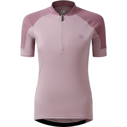 Dare2B Dames Flutter Half Zip Fietsjersey met korte mouwen
