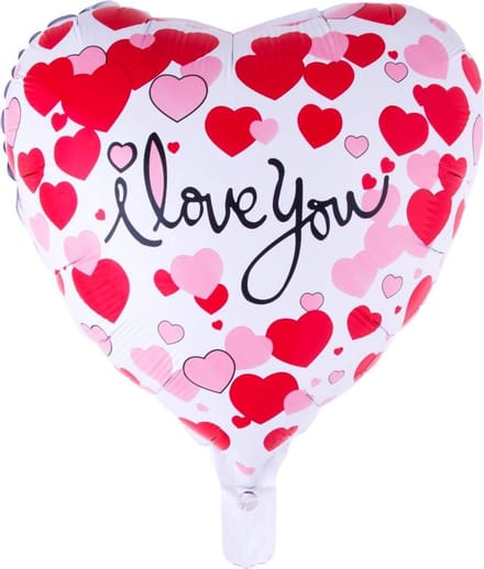 I love you hart ballon - Feestdecoratievoorwerp