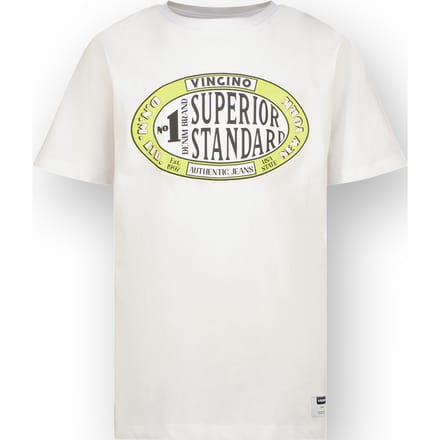 Vingino Hoapy Real White Maat: 10 | T-Shirts Outlet | Unisex | Wit