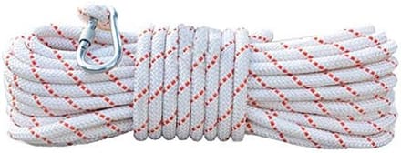 Nylon Touw - Veiligheidskabel Polyester - Luchtwerk Veiligheid - Hoge Weerstand - 11 mm Dikte - Wit