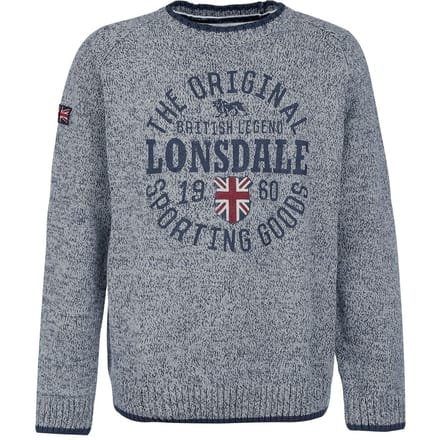 Lonsdale London Borden Heren Sweatshirts - grijs - S