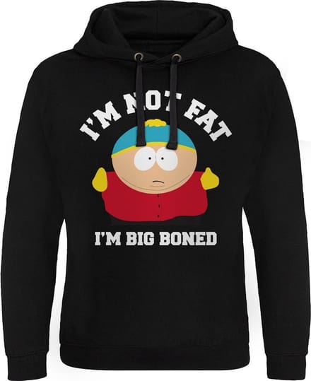South Park I'm Not Fat I'm Big B-on-ed Epic-hoodie, zwart