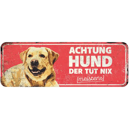 Waarschuwingsbord golden retriever nl D&D Home