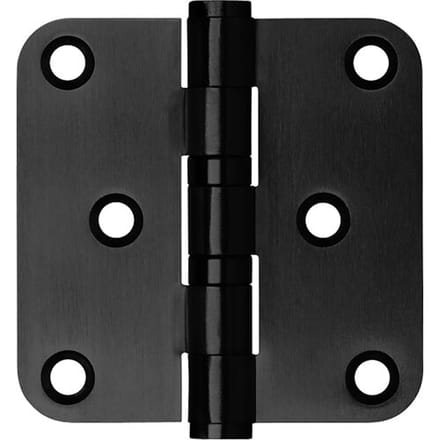 AXA kogellagerscharnier zwart 76x76mm RVS RH