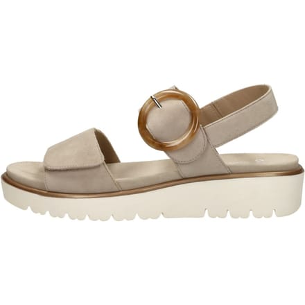 Ara Bilbao-S Sandalen Plat - Beige - Maat 43