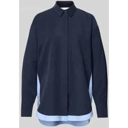 Vloeiende viscose-blouse met contraststrepen - curated by Tinvcb
