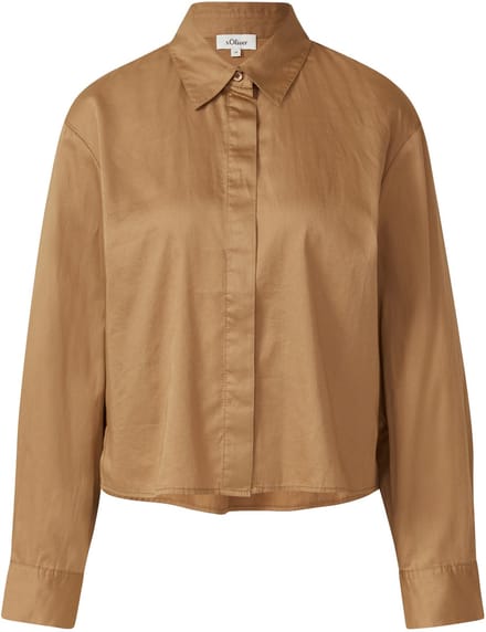 s.Oliver - female - Bijgesneden blouse met verborgen knoopsluiting